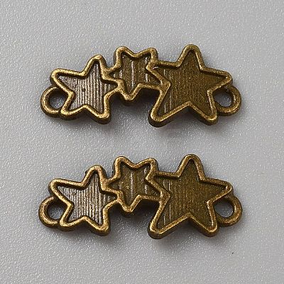 Tibetan Style Alloy Connector Charms LS-FIND-WH0152-771AB-1