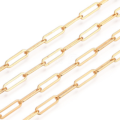 Brass Paperclip Chains CHC-TAC0009-02G-1