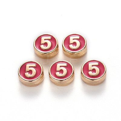 Alloy Enamel Beads ENAM-R055-04-05-RS-1