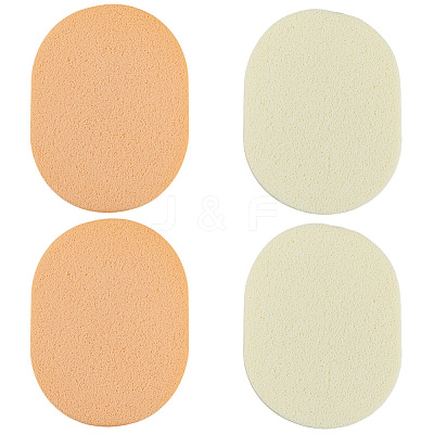 4Pcs 2 Colors PVA Sponge Makeup Powder Puff MRMJ-GF0001-64A-1