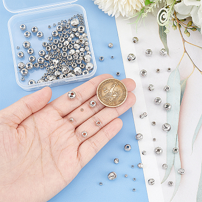 180Pcs 6 Styles Brass Beads KK-BC0013-14P-1