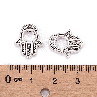 Tibetan Style Alloy Bead Frames LS-TIBEB-A123963-AS-LF-1