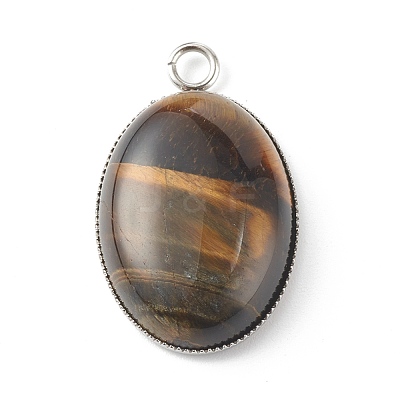 Natural & Synthetic Gemstone Pendants PALLOY-JF00762-1