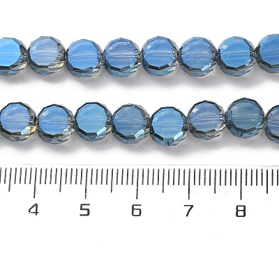 Electroplate Glass Beads Strands EGLA-C010-01A-1