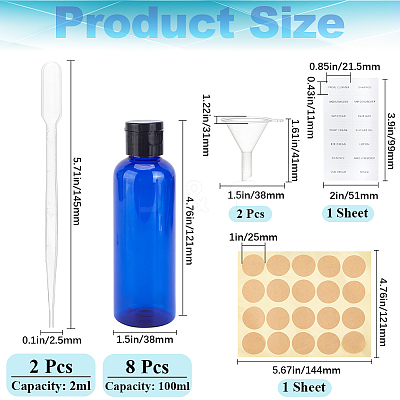 PET Flip Top Cap Bottle AJEW-GF009-91A-1
