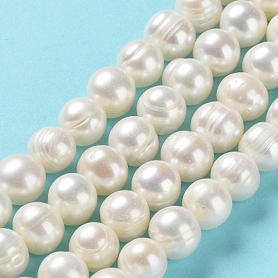 Natural Cultured Freshwater Pearl Beads Strands PEAR-E019-01-1