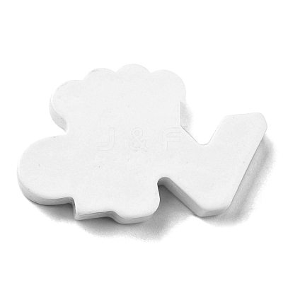 Opaque Resin Enamel Cabochons RESI-I050-01E-1