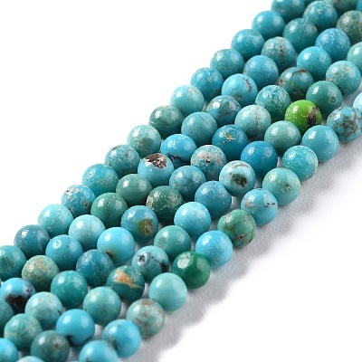 Natural HuBei Turquoise Beads Strands G-K312-25D-1