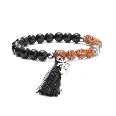 Mala Beads Bracelet BJEW-JB08264-1