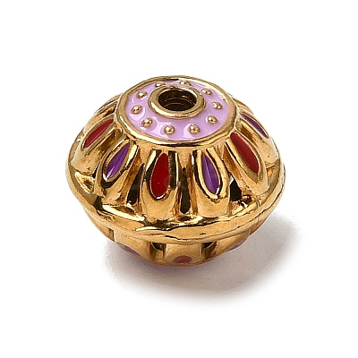 304 Stainless Steel Enamel Beads SA-CBA9422-01G-06-1