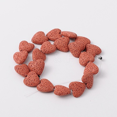 Synthetic Lava Rock Bead Strands G-N0114-12-1