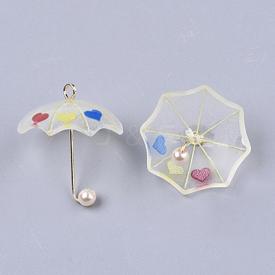 Printed Acrylic Pendants KY-S163-093B-02-1