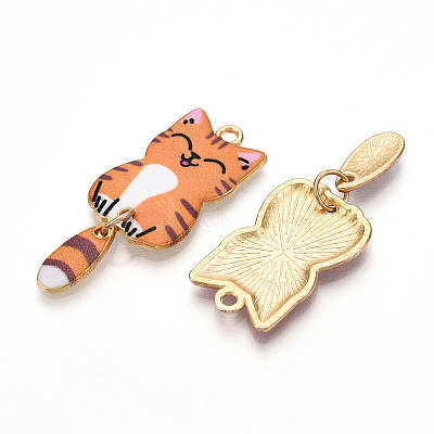 Alloy Enamel Pendants FIND-Q102-12K-1