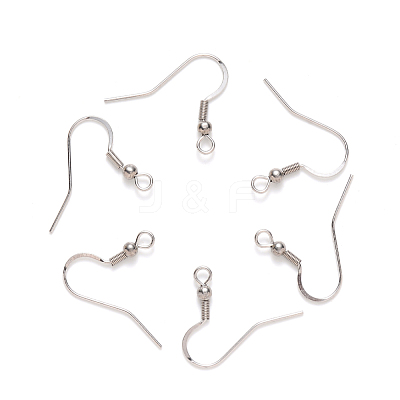 Tarnish Resistant 304 Stainless Steel French Earring Hooks STAS-S111-007-1