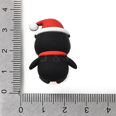 Christmas Theme Silicone Focal Beads SIL-L007-01H-1