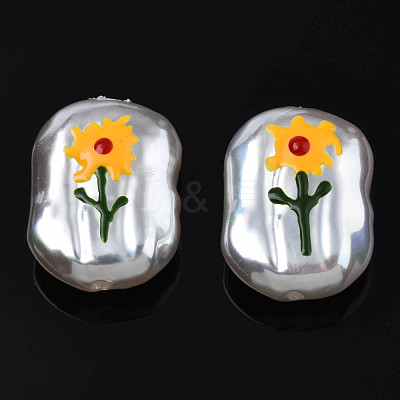 ABS Plastic Imitation Pearl Beads KY-N015-92-1