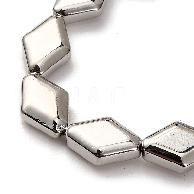 Electroplate Glass Beads Strands EGLA-H109-11D-1