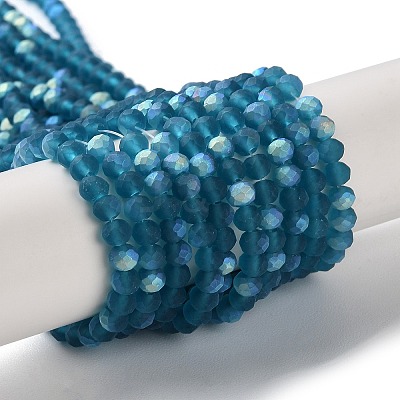 Imitation Jade Glass Beads Strands EGLA-A034-T3mm-MB27-1