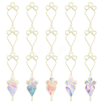 20Pcs Alloy Pendants FIND-CA0009-53B-1