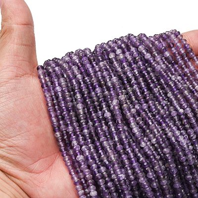 Natural Amethyst Beads Strands G-RM2025-D07-E-1