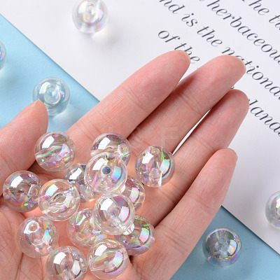 Transparent Acrylic Beads MACR-S370-B16mm-001-1