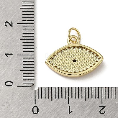 Brass Micro Pave Cubic Zirconia Pendants KK-Q808-21G-1