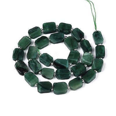 Natural Fuchsite Beads Strands G-T138-26A-11-1