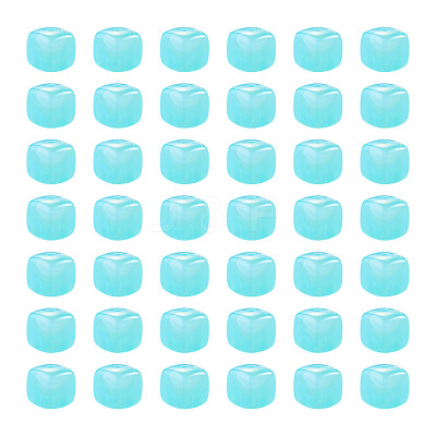 60Pcs Transparent Acrylic Beads OACR-TA0004-88F-1