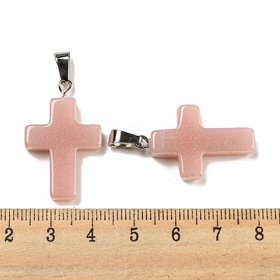 Synthetic Luminous Stone Dyed Pendants G-H308-06P-04-1