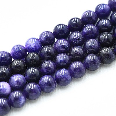 Natural Quartz Beads Strands G-N355-6mm-54-1