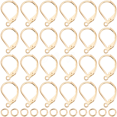 30Pcs 304 Stainless Steel Leverback Earring Findings STAS-BBC0009-22-1
