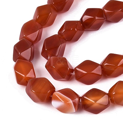 Natural Red Agate Beads Strands GG-N361-06A-03-1