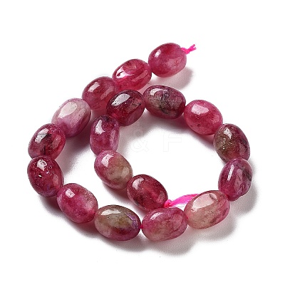 Dyed Natural Malaysia Jade Beads Strands G-P528-I03-01-1