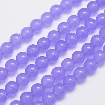 Natural & Dyed Malaysia Jade Bead Strands G-A146-8mm-A19-1