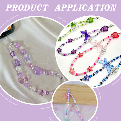 Opaque & Transparent Acrylic Beads Kits MACR-SP0001-48C-1