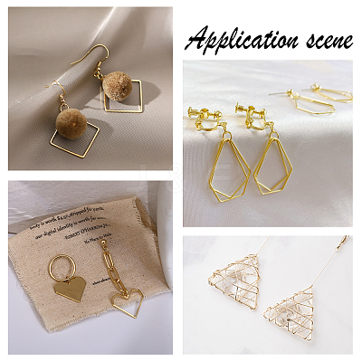 Brass Linking Rings KK-CA0001-17-1