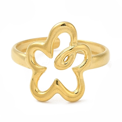 304 Stainless Steel Open Cuff Rings RJEW-Q780-07G-1