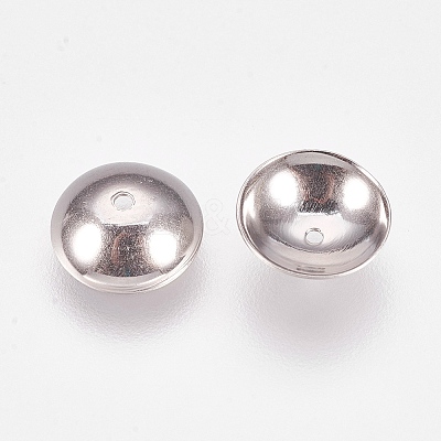 Non-Tarnish Apetalous 201 Stainless Steel Bead Caps LS-STAS-L205-13C-1