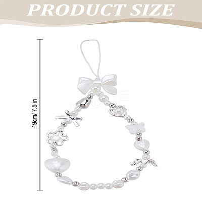 1Pc PVC Mobile Straps for Women HJEW-LP0001-25-1