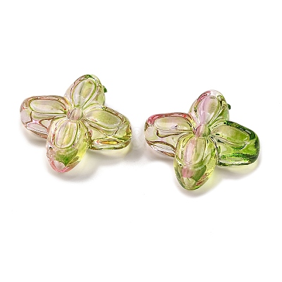 794Pcs Two Tone Transparent Acrylic Beads MACR-K359-24B-1