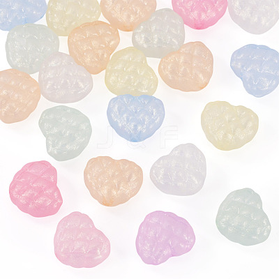 Luminous Transparent Acrylic Beads LACR-TA0001-07E-1