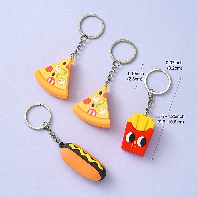 PVC Plastic Pendant Keychain KEYC-YW0001-13-1