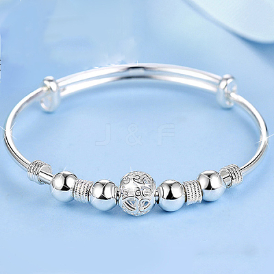 Brass Round Beads Bangles for Women FS-WG323CA-02-1