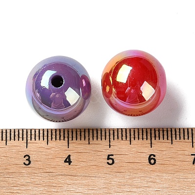UV Plating Acrylic Beads MACR-D029-18B-1