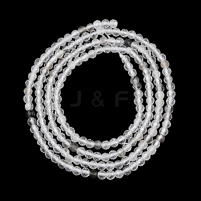 Natural Herkimer Diamond Beads Strands GG-NH0014-D03-2mm-1
