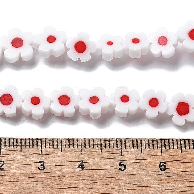 Handmade Millefiori Lampwork Beads Strands LAMP-F035-09N-1
