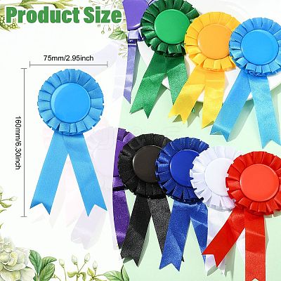 10Pcs Cloth Brooches AJEW-CJC0010-06-1