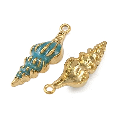 304 Stainless Steel Enamel Pendants STAS-C150-01L-01-1