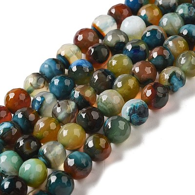 Natural Agate Beads Strands G-G079-A05-03-1