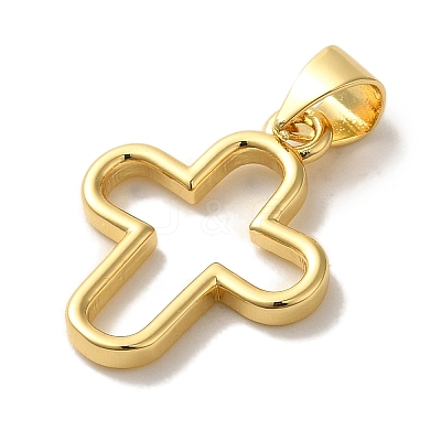 Rack Plating Brass Pendants KK-U027-20G-1
